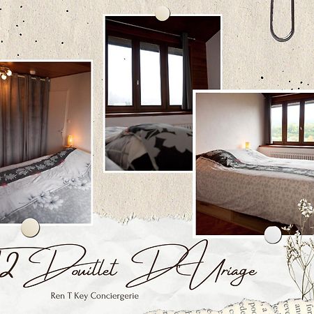 Le T2 Douillet D'Uriage - Residence Le Louvre - Cure Thermale Uriage- Proche Chamrousse - Jusqu'A 3 Personnes - Region Agreable En Toute Saison Vaulnaveys-le-Haut Luaran gambar